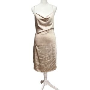 Aigeman Beige Midi Dress‎